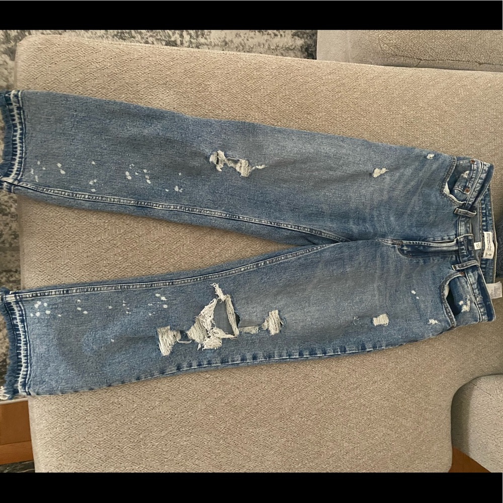 Abercrombie jeans. Ultra high rise ankle, size 2 long